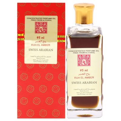 Swiss Arabian Ruh El Amber ER8E for Unisex - 3.2 oz Parfum Oil