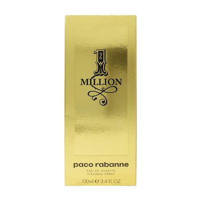 1 Million by Paco Rabanne Eau De Toilette Spray 3.4 oz for Men - 100 Authentic