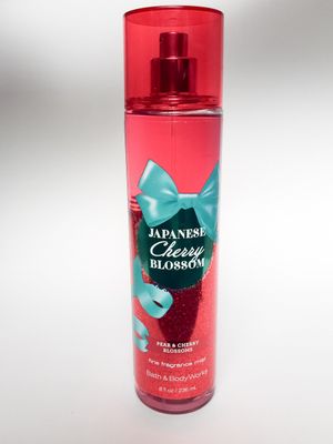 Bath and Body Works Japanese Cherry Blossom Fine Fragrance Mist Holiday Design