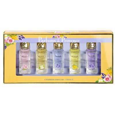 Charrier Parfums - 5 Eaux de Toilette Gift Box - 54 ml - Made in Provence, France