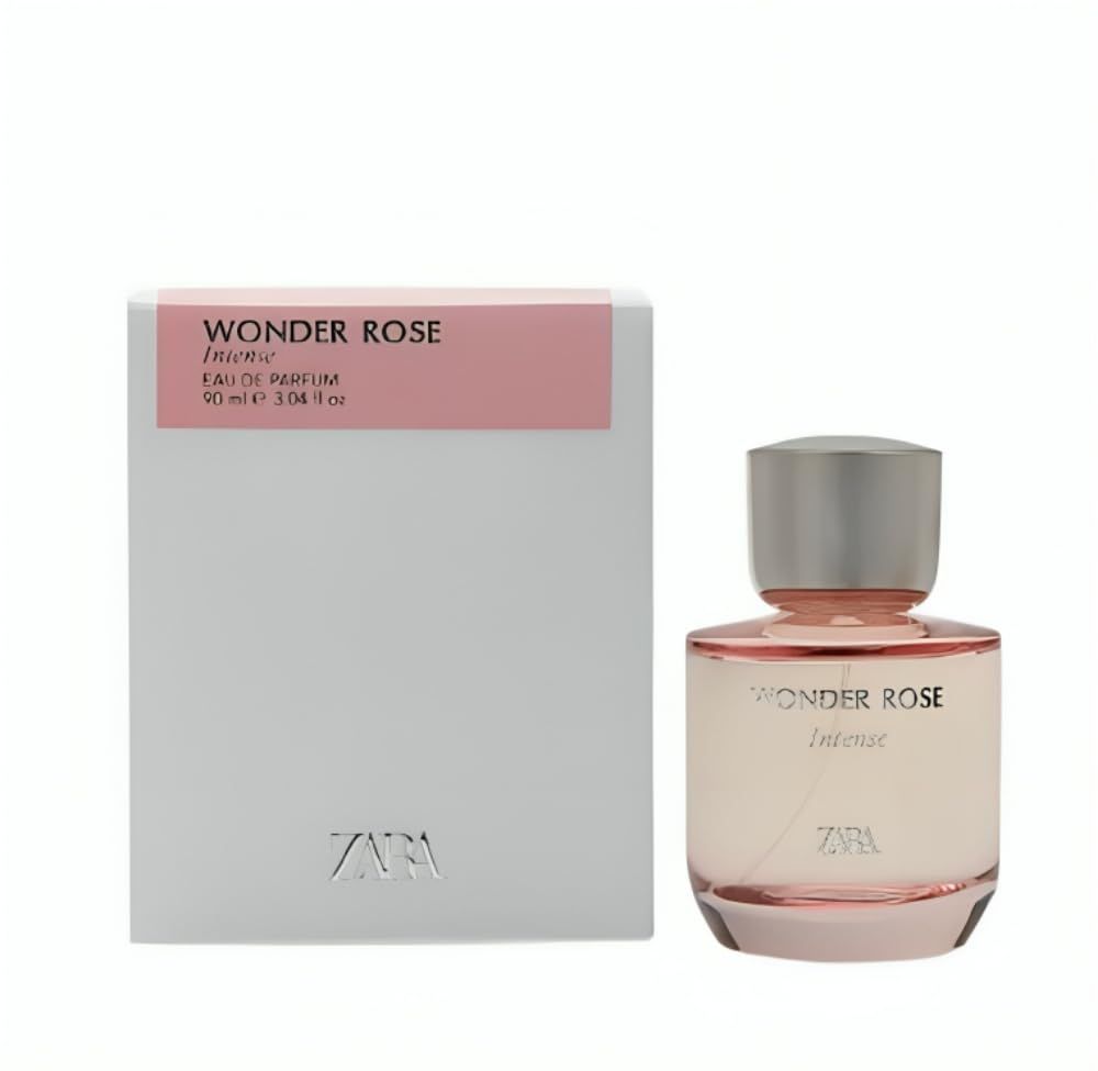 Zara Wonder Rose Intense Womens Perfume Eau de Parfum, 90ml (3.04 fl oz) Bold &amp; Feminine Floral Fragrance Long-Lasting Scent