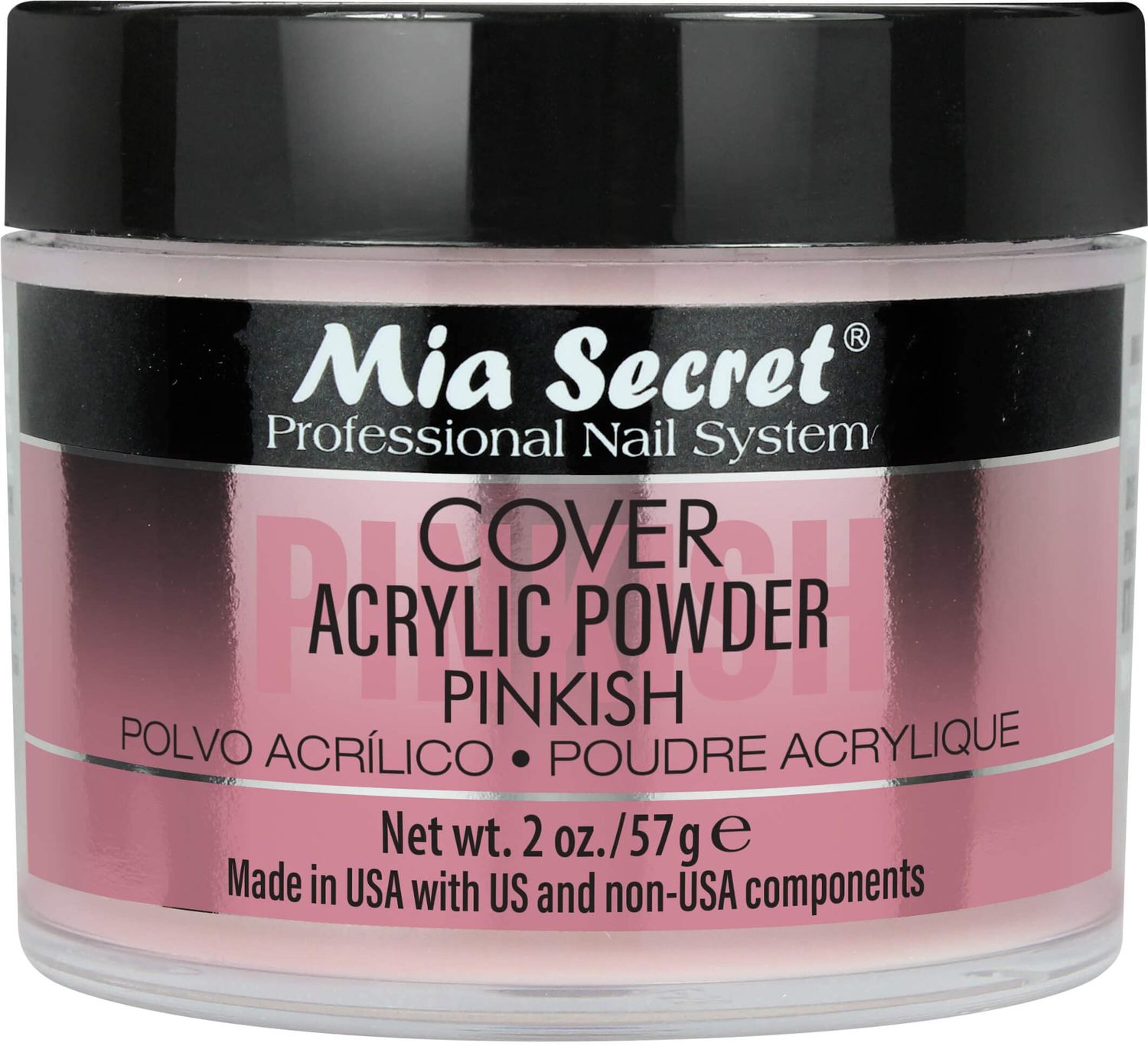 Mia Secret COVER PINKISH Acrylic Powder (2oz)