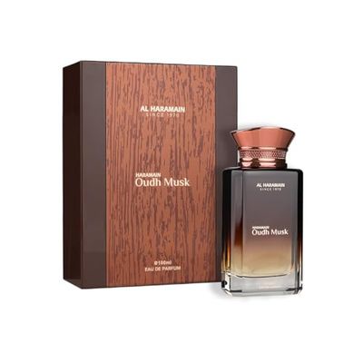 Al Haramain Oudh Musk - Cologne for Men - Arabian Perfume - Long Lasting Fragrance - Arabic Perfume - Eau de Parfum - 3.33 oz EDP Spray