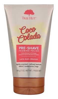 Tree Hut Coco Colada Shave Prep Polish, Gently Soothe &amp; Prep Skin for an Even Closer Shave, Exfoliating Shave Essential,7 fl oz.