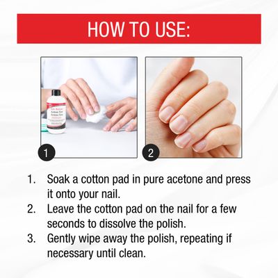 Supernail Pure Acetone Polish Remover, 8 oz (Pack of 6)