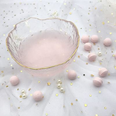 Beavorty Pedicure Bowl 1Pcs Glass Nail Soaking Bowl Nail Art Remover Soak Soaker Manicure Soaking Bowl Nail Salon Bath Bowl for Fingernail Toenail Caring Polish Removal Manicure Bowl