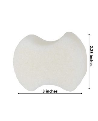 Spongables Pedi Scrub Foot Exfoliating 20 Wash Sponge, Coconut Colada, 2 Count
