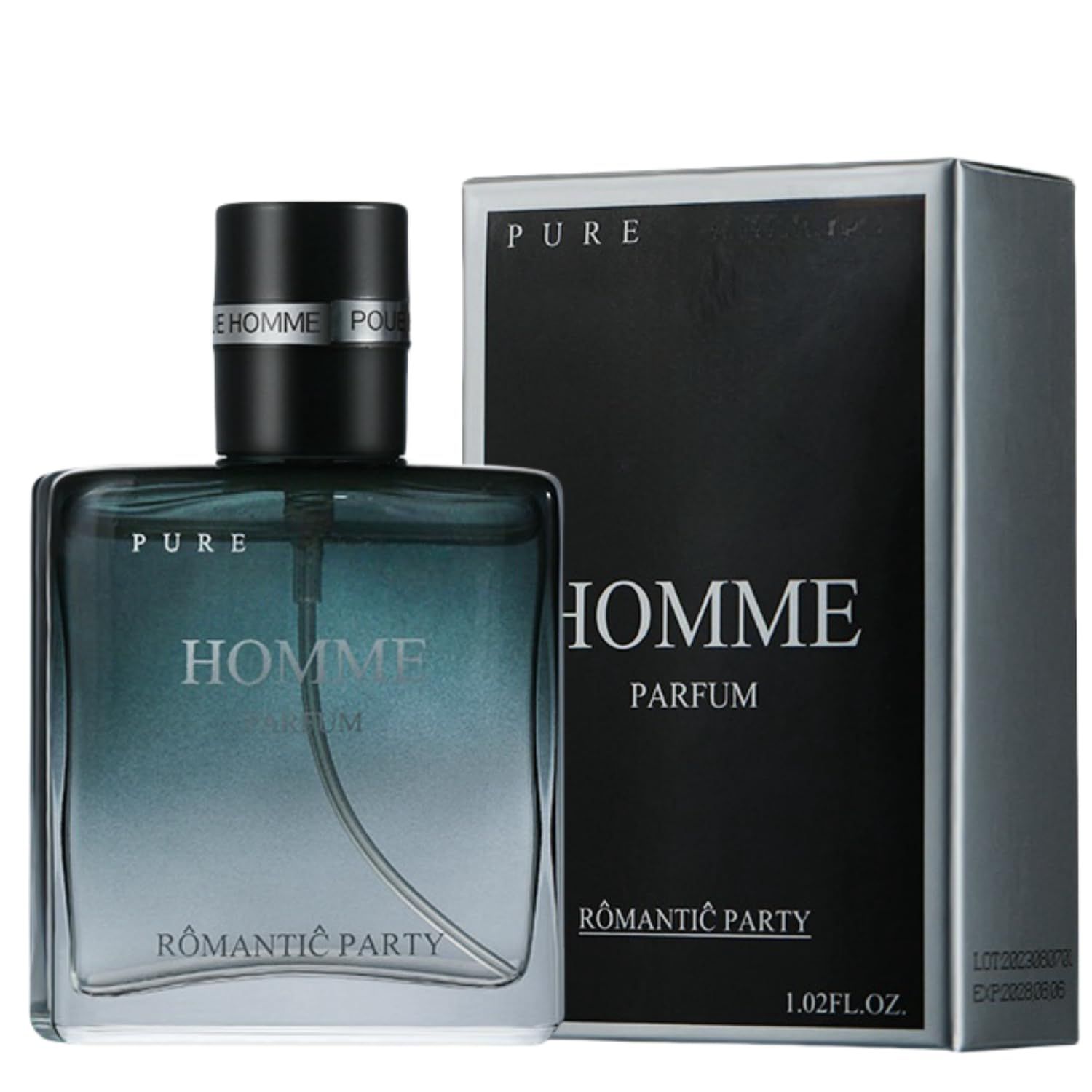 edogati Black Homme Parfum for Men Romantic Party, Mens Perfume Set, Pure Homme Blue Parfum, Long Lasting Fragrance for Men, Long Lasting Eau De Toilette, Perfume for Daily Life (031 Confident Men)