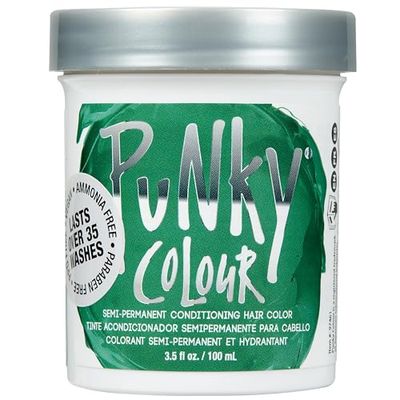 Punky Alpine Green Semi Permanent Conditioning Hair Color, 3.5oz