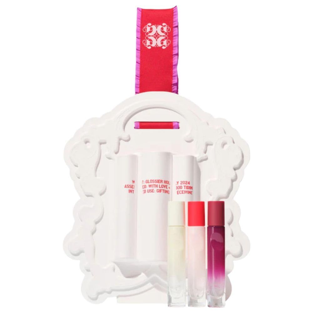 Glossier You Discovery Travel Perfume Spray Gift Set - Limited Edition Trio: Warm Clean, Serene Woody, Dreamy Gourmand Scents - You, Doux, Rve.
