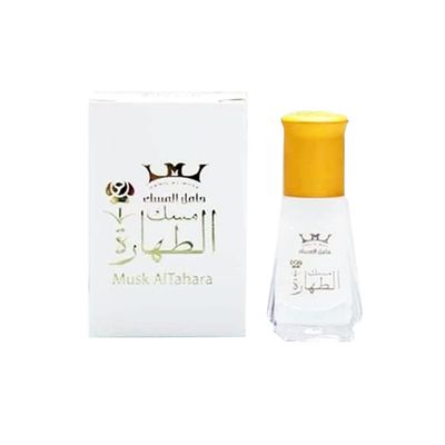 NileMarts Musk Al Tahara Pure Arabian Perfume - Premium Fragrance Oil for Long-Lasting Freshness and Elegance (White, 6ml)