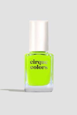 Cirque Colors Electric Daisy - Neon Highlighter Yellow Creme Nail Polish - 0.37 Fl Oz (11 mL) - Vegan &amp; Cruelty-Free