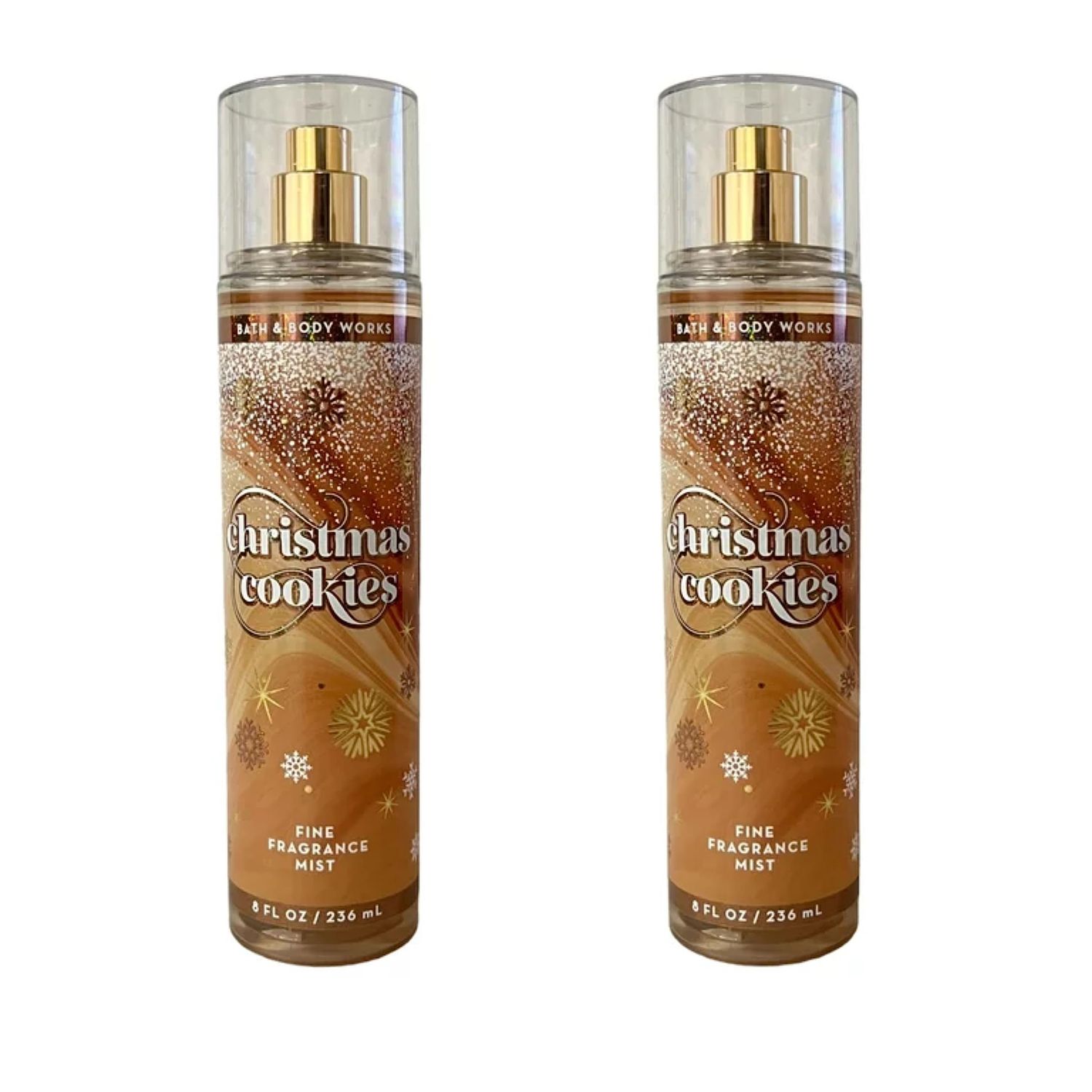 Bath &amp; Body Works Fragrance Mist 2-Pack 8oz Each (Christmas Cookies)