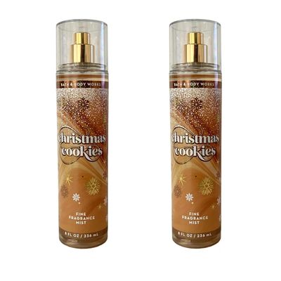 Bath &amp; Body Works Fragrance Mist 2-Pack 8oz Each (Christmas Cookies)
