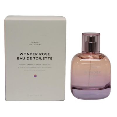 Zara Wonder Rose Summer Fruity &amp; Tropical Fragrance with Black Currant Peach Coconut Water Jasmine &amp; Black Vanilla Scent EDT Eau de Toilette 90ml (3.04 fl. oz.)