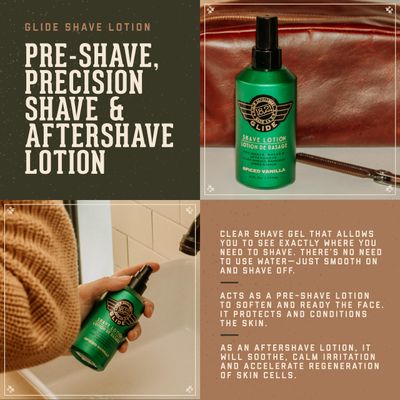 18.21 Man Made Clear Shaving Gel Cream for Men, Spiced Vanilla, 6 fl. oz., Non-Lathering Facial Shaving Glide for A Precise, Smooth Shave - Moisturizing, Soothing Gels for Any Skin Type or Razor, 6...