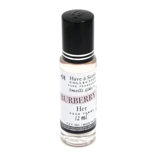 Impression Perfume Scents Roll-On 12ml Eau de Parfum for Women - Luxury Fragrance, Travel Size/Carry on, Long Lasting On-The-Go Scent (Burberry)