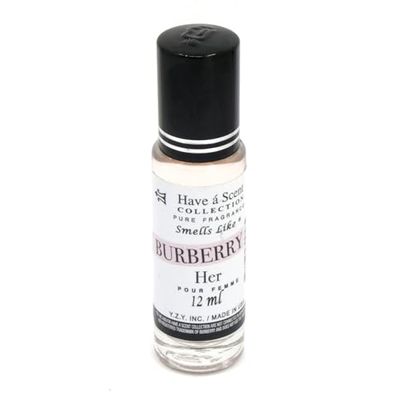 Impression Perfume Scents Roll-On 12ml Eau de Parfum for Women - Luxury Fragrance, Travel Size/Carry on, Long Lasting On-The-Go Scent (Burberry)