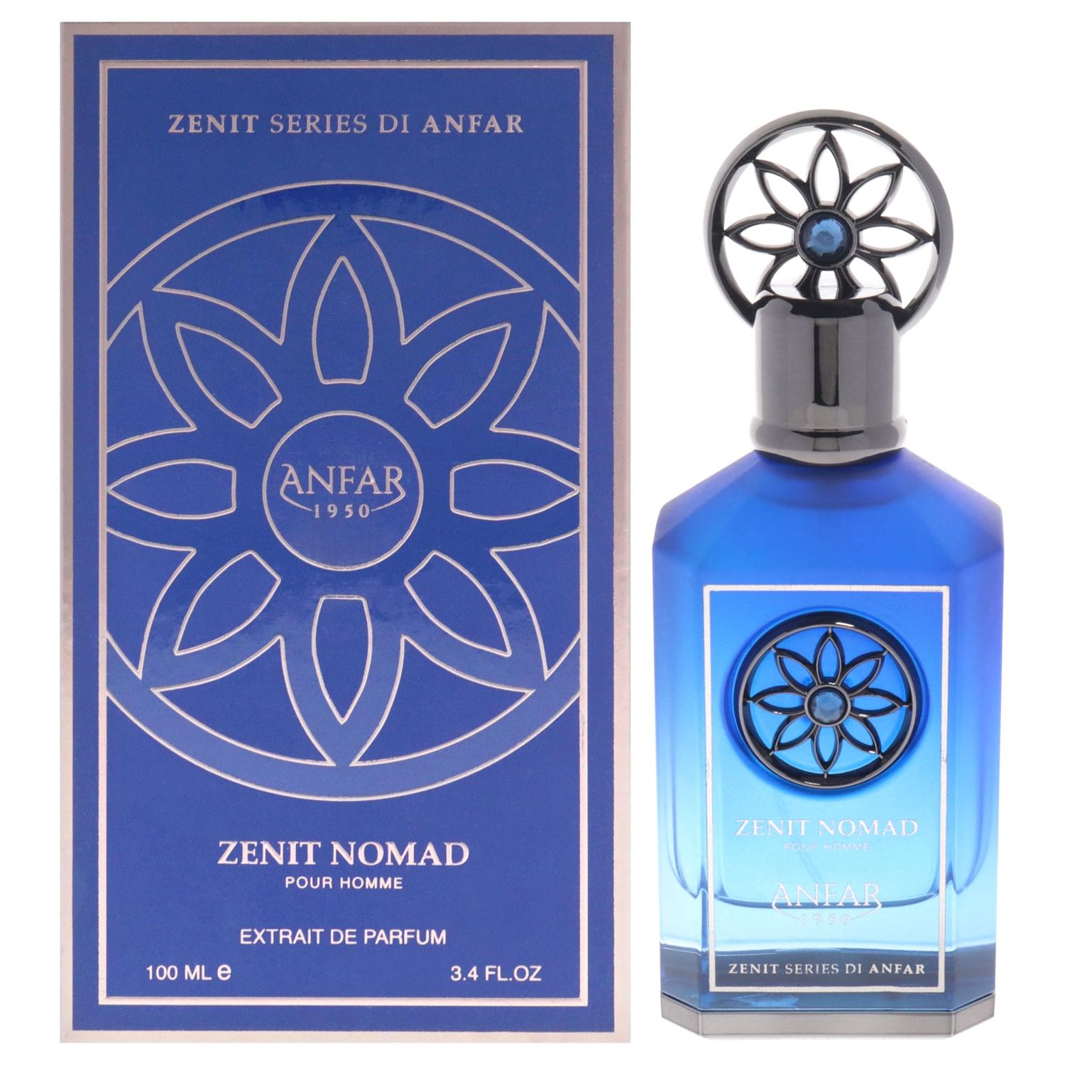 Anfar Zenit Nomad for Men - 3.4 oz Extrait De Parfum Spray