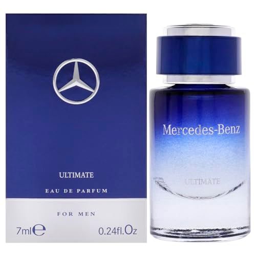 Mercedes-Benz For Men Ultimate - Eau de Parfum - Long Lasting Mens Cologne - Amber, Patchouli Cologne for Men - Perfume - 0.24 oz