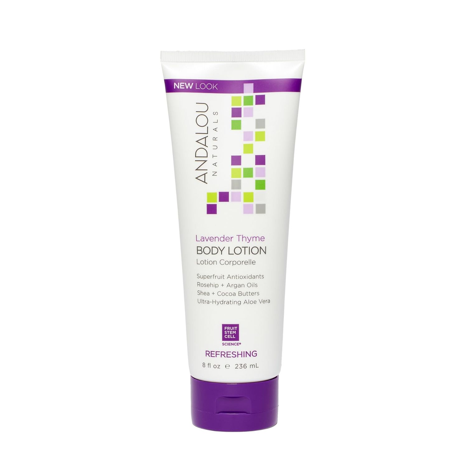 Andalou Naturals Lavender Thyme Refreshing Body Lotion, 8 Ounce