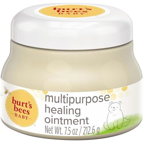 Burts Bees Baby 100 Natural Origin Multipurpose Healing Ointment, Face &amp; Body Baby Ointment - 7.5 Ounce Tub - Pack of 3