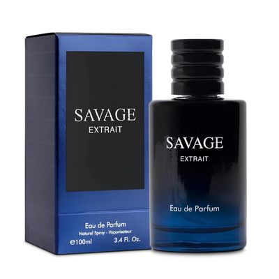 A CENTER Savage Extrait Men Perfume Cologne for Men Natural Spray Masculine Scent Wonderful Fragrance Gift Eau De Parfum for Daily Use 3.4 Fluid Ounce