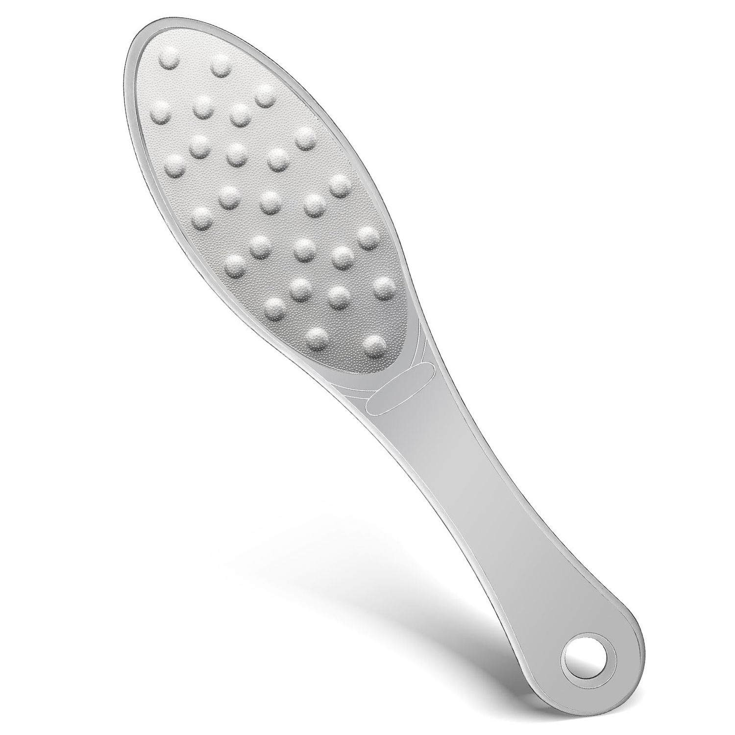 JIEYAO Stainless Steel Foot File, Metal Foot Scraper, Professional Foot File Callus Remover Double-Sided Foot Rasp Scrubber Pedicure Foot Care Tools for Wet &amp; Dry Skin Heel Grater for Feet