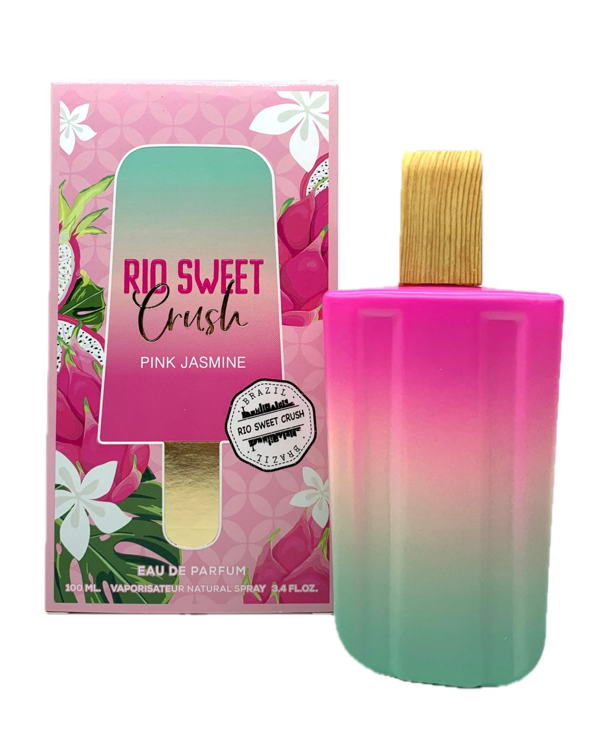 Rio Sweet Crush Pink Jasmine Womens cologne 3.4 Fl. Oz. Eau de Parfum Spray