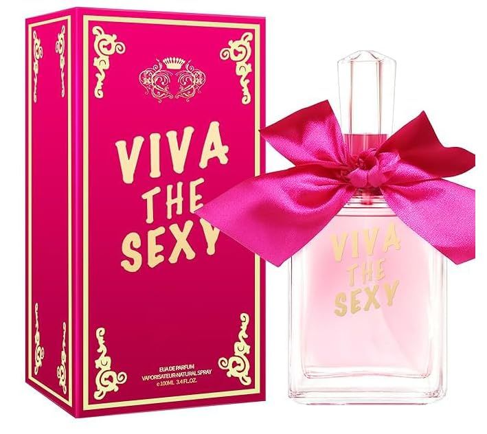 Viva The Sexy Perfume for Women, Floral Notes Eau de Parfum Spray Casual Daily Women Cologne 3.4 Fluid Ounce/100Ml Women Fragrance Daytime