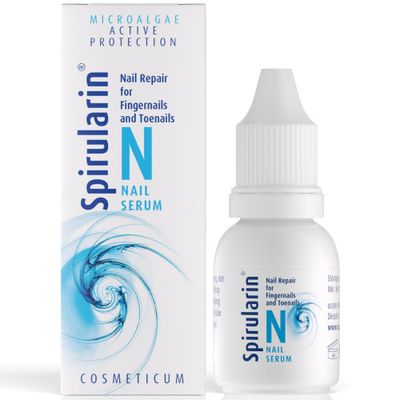 Spirularin Nail Serum for Discolored Fingernails and Toenails, Natural Remedy for Restoring Nail Health | Made in Germany 0.34 Fl Oz