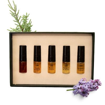 ADK Botanical Perfume Spray Discovery Set, Included Lilac, Patchouli &amp; Orange, Marigold &amp; Chamomile, Berries &amp; Roses, Vanilla &amp; Balsam - Natural Clean Perfume for Women &amp; Men