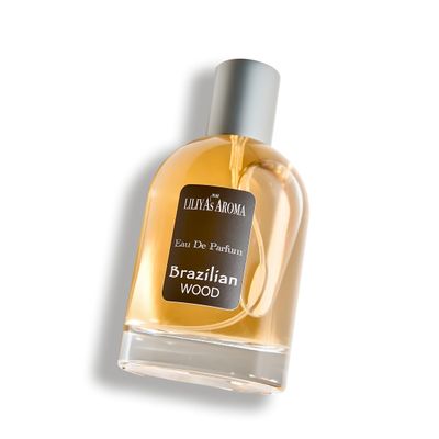 Liliyas Aroma Brazilian Wood Eau de Parfum for Men Tropical Woody Scent, Oriental Fragrance with Sandalwood 3.3 Fl Oz (Brazilian Wood)