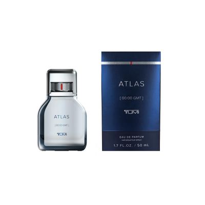 TUMI ATLAS 00:00 GMT - Liquid Perfume Fragrance for Men - Bold &amp; Sophisticated Cologne with Citrus &amp; Woody Notes - 1.7 oz