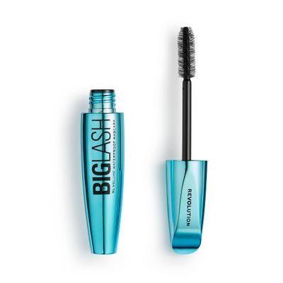 Revolution, Big Lash Volume Waterproof Mascara, Volumizing &amp; Lengthening with a Light-Weight Feel, Fast-Drying, Vegan &amp; Cruelty-Free, Jet Black