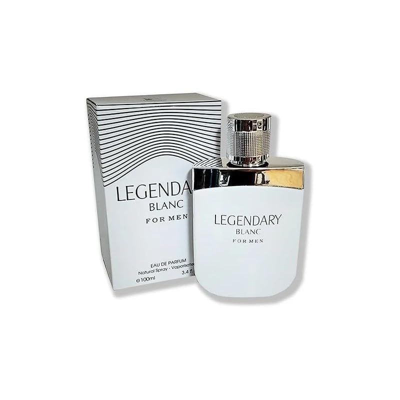Viaan Krishna LEGENDARY BLANC Cologne for Men Eau de Parfum Woody Aromatic Fragrance 3.4oz/100ml, Natural Spray, Long Lasting