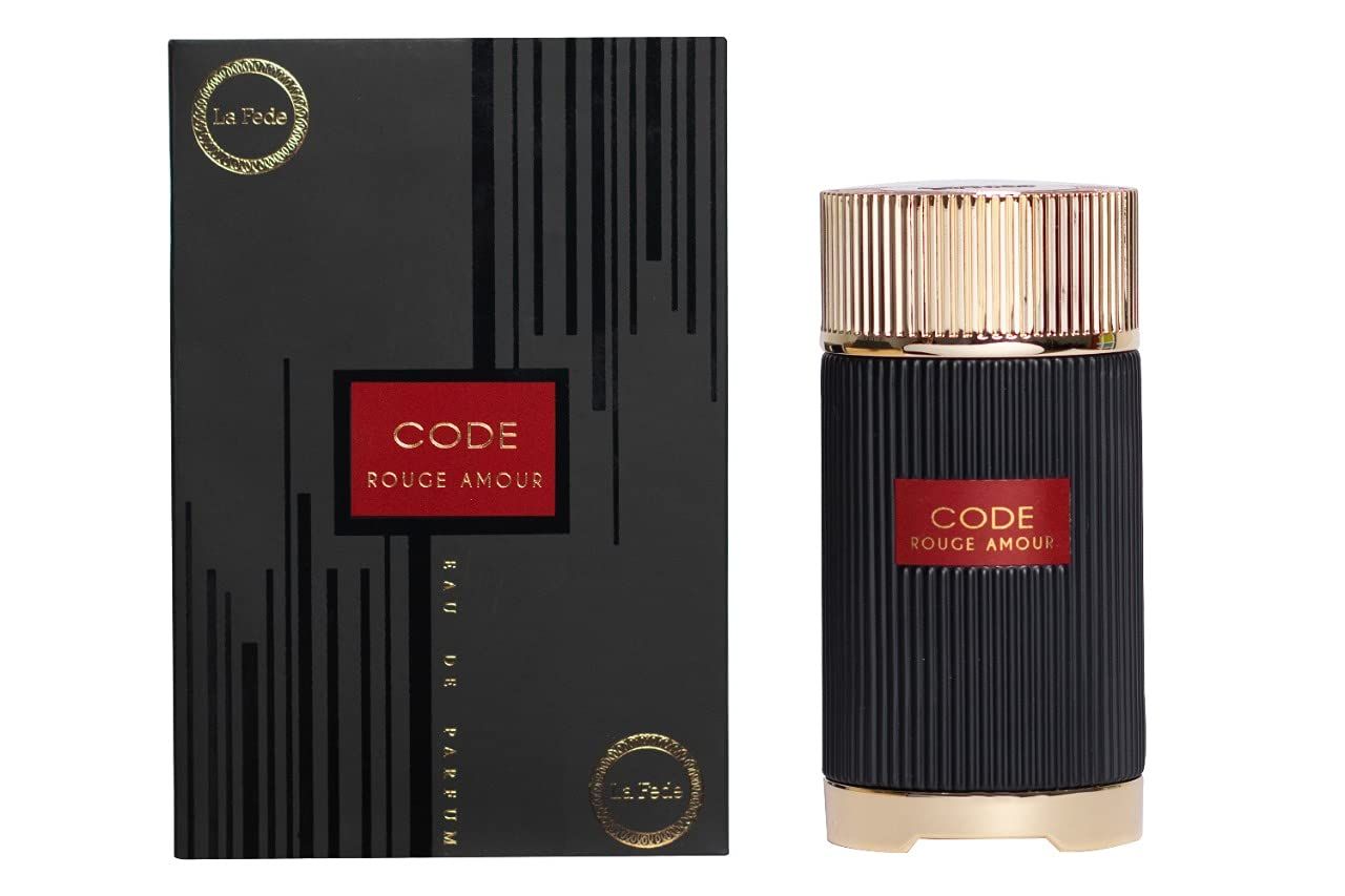 Khadlaj Code Rouge Amour EDP Spray Unisex 3.4 oz