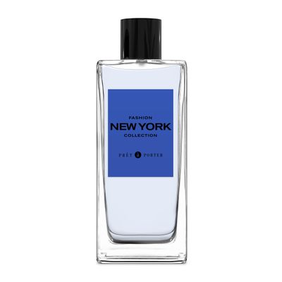 Pret Porter City Collection New York Eau de Parfum 3.4 fl oz (Pack of 1), Notes of Juniper Berries, Wood, and Cedarwood, Mens Fragrance, Long Lasting, Everyday Fragrance, Travel Size
