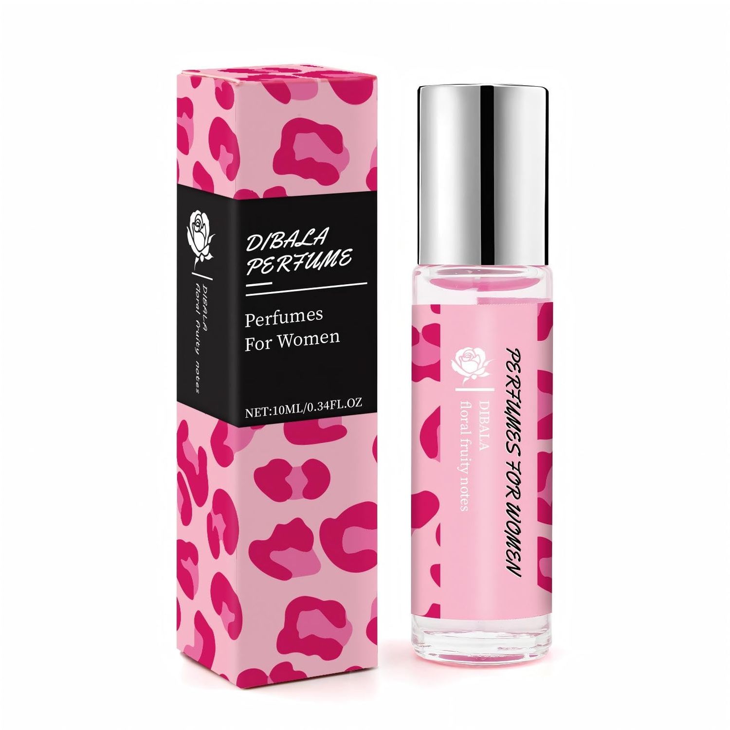 DIBALA Pheromones Perfume for Women,Long Lasting Natural Roll On Perfume Oil, Travel Size 10ml (0.34 fl oz)
