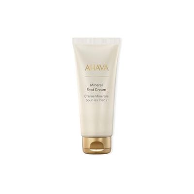 AHAVA Dead Sea Water Mineral Foot Cream - Nourishes &amp; Hydrates Dry Soles, Prevents Cracks &amp; Irritations, with Witch Hazel Leaf, Osmoter blend, Jojoba, Avocado, Sweet Almond &amp; Wheat Germ Oil, 3.4 Fl.Oz