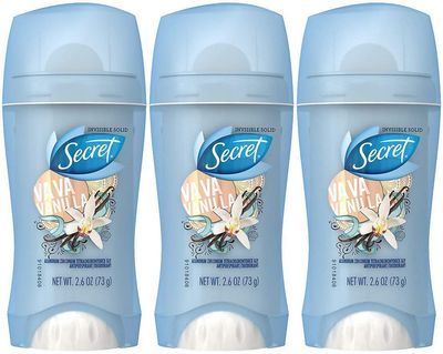 Secret Scent Expressions Va Va Vanilla Invisible Solid Antiperspirant &amp; Deodorant, 2.6 Ounce (Pack of 3)