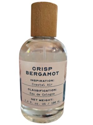 Tru Fragrance Smooth Crisp Bergamot Collection For Men with Wooden Cap 3.4oz Eau De Cologne Spray Unboxed 3.4 Fl oz