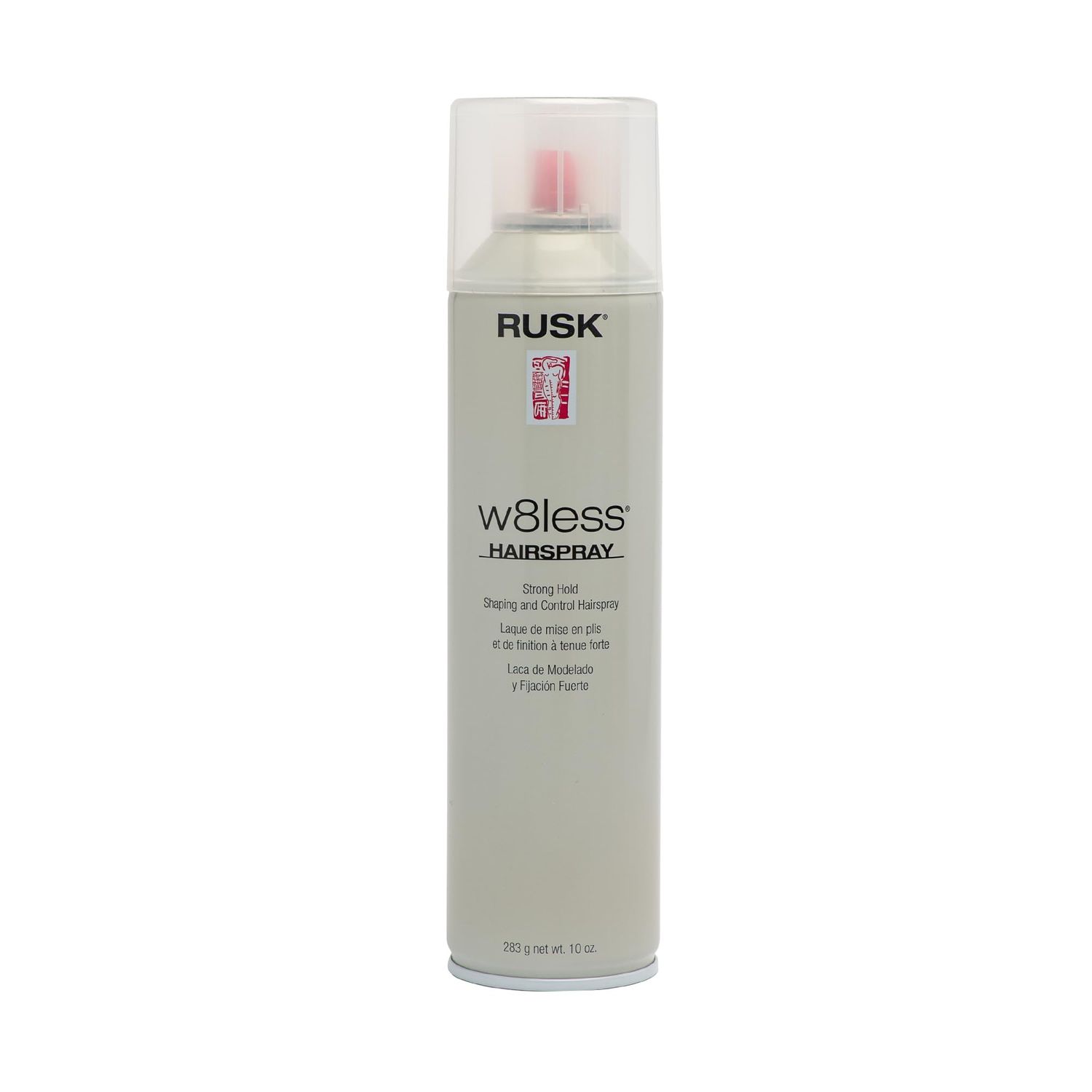 RUSK W8less Strong Hold Shaping And Control Hairspray, Provides Natural Texture and Long Lasting Support, 80 VOC, 10 oz