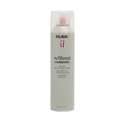 RUSK W8less Strong Hold Shaping And Control Hairspray, Provides Natural Texture and Long Lasting Support, 80 VOC, 10 oz