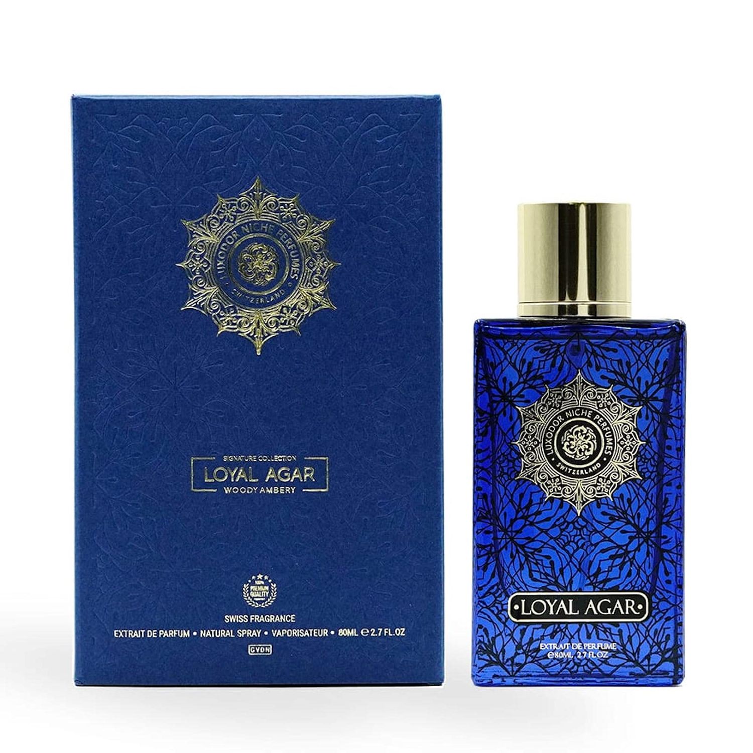 Loyal Agar Extrait De Parfum By Luxodor Niche Perfumes: 2.7oz Woody Ambery High-end Swiss Fragrance