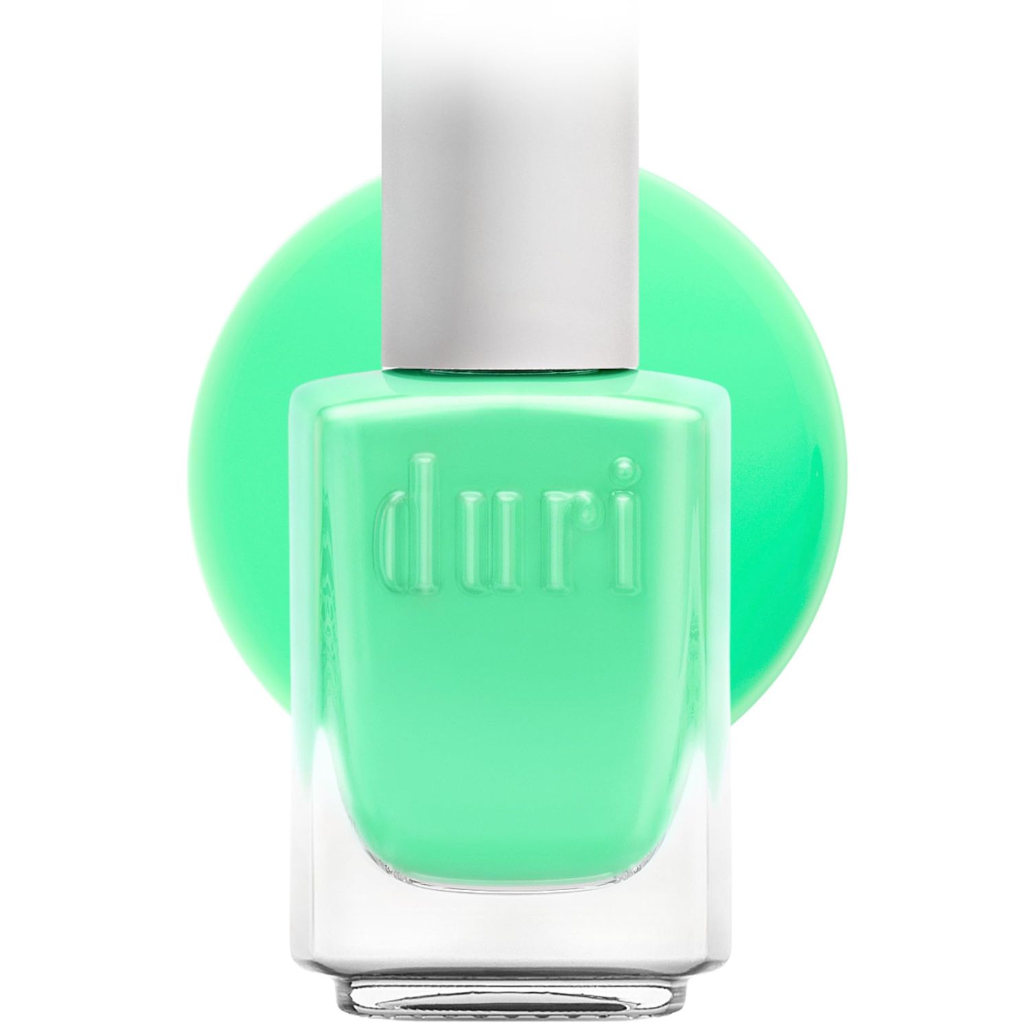 duri Nail Polish, 112S Pie In The Sky, Pastel Mint Green, Semi Matte, 0.5 fl.oz.