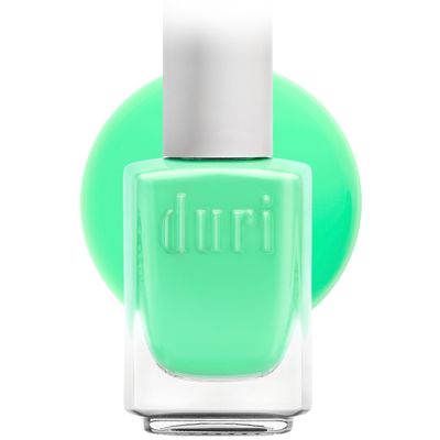 duri Nail Polish, 112S Pie In The Sky, Pastel Mint Green, Semi Matte, 0.5 fl.oz.