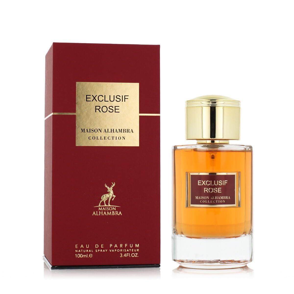Exclusif Rose by Maison Alhambra for Women - 3.4 oz EDP Spray