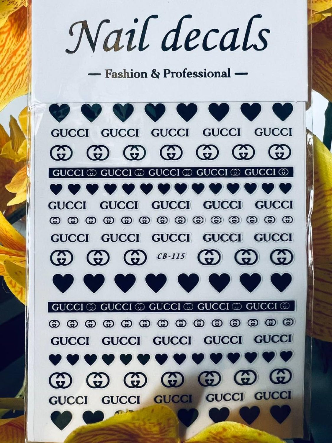 1 Lage Luxury Nail Art Stickers