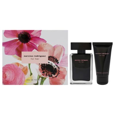 Narciso Rodriguez for Women - 2 Pc Gift Set 1.6oz EDT Spray, 1.6oz Body Lotion
